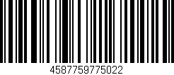 Código de barras (EAN, GTIN, SKU, ISBN): '4587759775022'