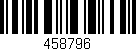 Código de barras (EAN, GTIN, SKU, ISBN): '458796'