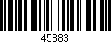 Código de barras (EAN, GTIN, SKU, ISBN): '45883'