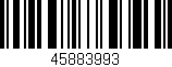 Código de barras (EAN, GTIN, SKU, ISBN): '45883993'