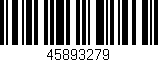 Código de barras (EAN, GTIN, SKU, ISBN): '45893279'