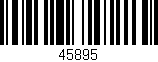 Código de barras (EAN, GTIN, SKU, ISBN): '45895'