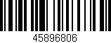 Código de barras (EAN, GTIN, SKU, ISBN): '45896806'