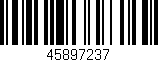 Código de barras (EAN, GTIN, SKU, ISBN): '45897237'