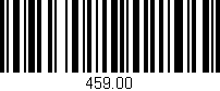 Código de barras (EAN, GTIN, SKU, ISBN): '459.00'