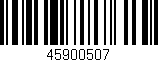 Código de barras (EAN, GTIN, SKU, ISBN): '45900507'
