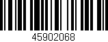 Código de barras (EAN, GTIN, SKU, ISBN): '45902068'