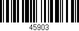 Código de barras (EAN, GTIN, SKU, ISBN): '45903'