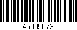 Código de barras (EAN, GTIN, SKU, ISBN): '45905073'