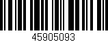 Código de barras (EAN, GTIN, SKU, ISBN): '45905093'
