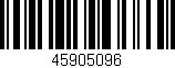 Código de barras (EAN, GTIN, SKU, ISBN): '45905096'