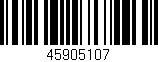 Código de barras (EAN, GTIN, SKU, ISBN): '45905107'