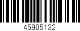 Código de barras (EAN, GTIN, SKU, ISBN): '45905132'