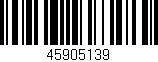 Código de barras (EAN, GTIN, SKU, ISBN): '45905139'
