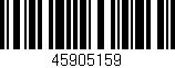 Código de barras (EAN, GTIN, SKU, ISBN): '45905159'
