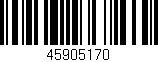 Código de barras (EAN, GTIN, SKU, ISBN): '45905170'