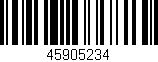 Código de barras (EAN, GTIN, SKU, ISBN): '45905234'