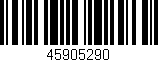 Código de barras (EAN, GTIN, SKU, ISBN): '45905290'