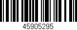 Código de barras (EAN, GTIN, SKU, ISBN): '45905295'
