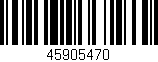 Código de barras (EAN, GTIN, SKU, ISBN): '45905470'