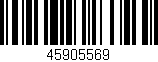 Código de barras (EAN, GTIN, SKU, ISBN): '45905569'