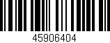 Código de barras (EAN, GTIN, SKU, ISBN): '45906404'