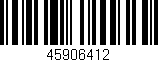 Código de barras (EAN, GTIN, SKU, ISBN): '45906412'