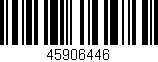 Código de barras (EAN, GTIN, SKU, ISBN): '45906446'