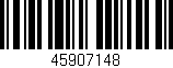 Código de barras (EAN, GTIN, SKU, ISBN): '45907148'
