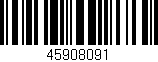 Código de barras (EAN, GTIN, SKU, ISBN): '45908091'