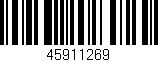 Código de barras (EAN, GTIN, SKU, ISBN): '45911269'
