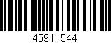 Código de barras (EAN, GTIN, SKU, ISBN): '45911544'