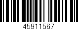 Código de barras (EAN, GTIN, SKU, ISBN): '45911567'