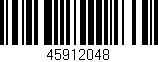 Código de barras (EAN, GTIN, SKU, ISBN): '45912048'
