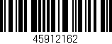 Código de barras (EAN, GTIN, SKU, ISBN): '45912162'