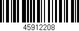 Código de barras (EAN, GTIN, SKU, ISBN): '45912208'
