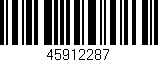 Código de barras (EAN, GTIN, SKU, ISBN): '45912287'