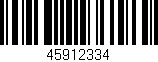 Código de barras (EAN, GTIN, SKU, ISBN): '45912334'