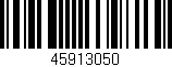 Código de barras (EAN, GTIN, SKU, ISBN): '45913050'