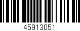 Código de barras (EAN, GTIN, SKU, ISBN): '45913051'