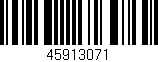 Código de barras (EAN, GTIN, SKU, ISBN): '45913071'