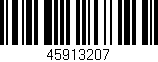 Código de barras (EAN, GTIN, SKU, ISBN): '45913207'