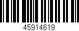 Código de barras (EAN, GTIN, SKU, ISBN): '45914619'