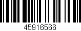 Código de barras (EAN, GTIN, SKU, ISBN): '45916566'