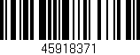 Código de barras (EAN, GTIN, SKU, ISBN): '45918371'