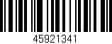 Código de barras (EAN, GTIN, SKU, ISBN): '45921341'