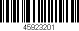Código de barras (EAN, GTIN, SKU, ISBN): '45923201'