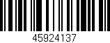 Código de barras (EAN, GTIN, SKU, ISBN): '45924137'