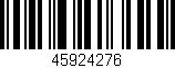 Código de barras (EAN, GTIN, SKU, ISBN): '45924276'