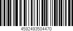 Código de barras (EAN, GTIN, SKU, ISBN): '4592493504470'